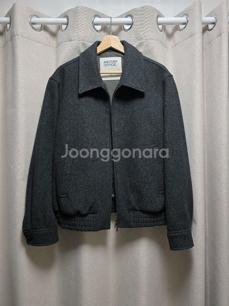 24AW 어나더오피스 볼륨 블루종 / 케비어(그레이)--8