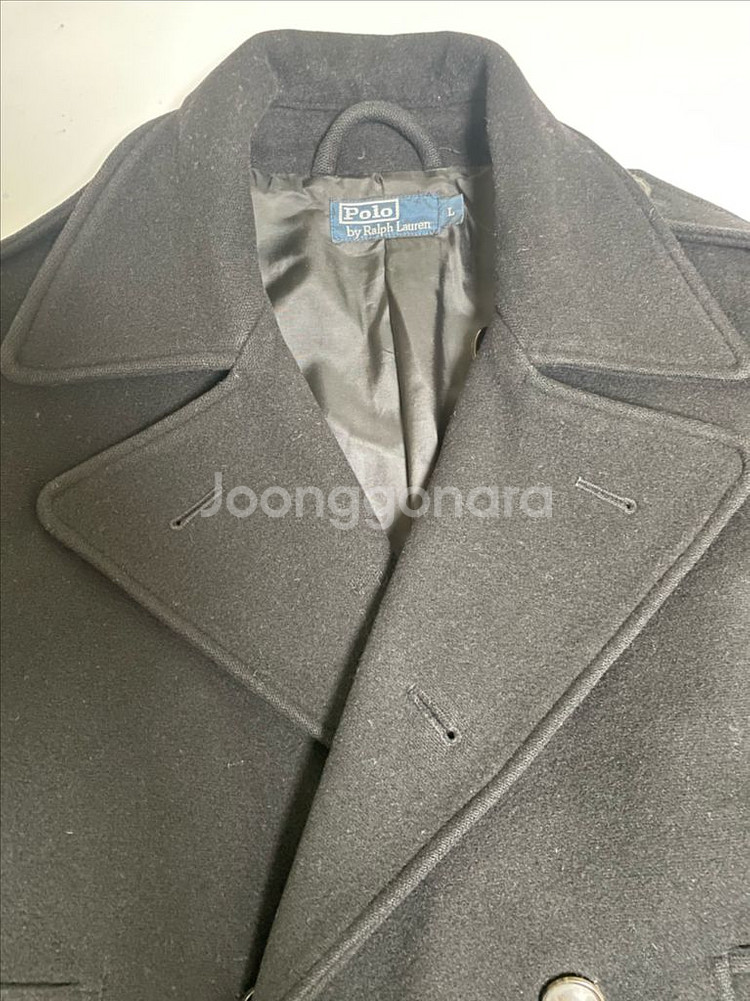 폴로 반코트 피코트 블랙 L 100~105 사이즈--1