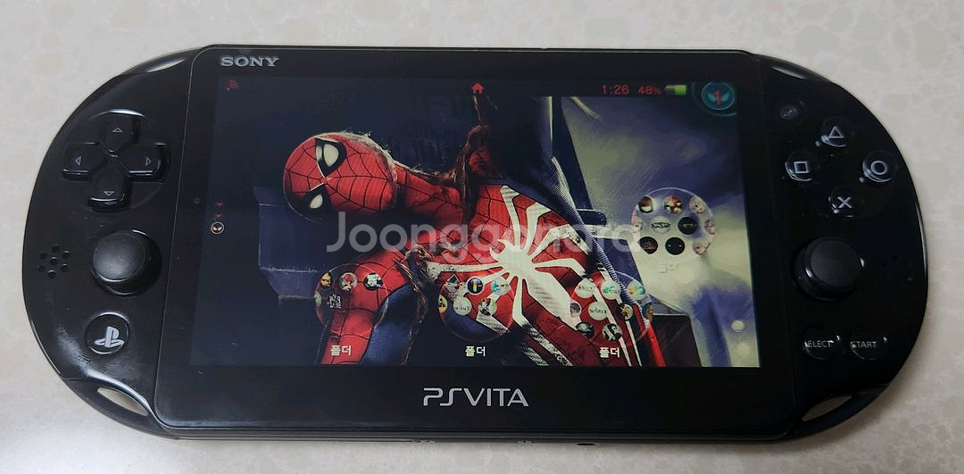 PS VITA 2세대 블랙 128G 팝니다--3