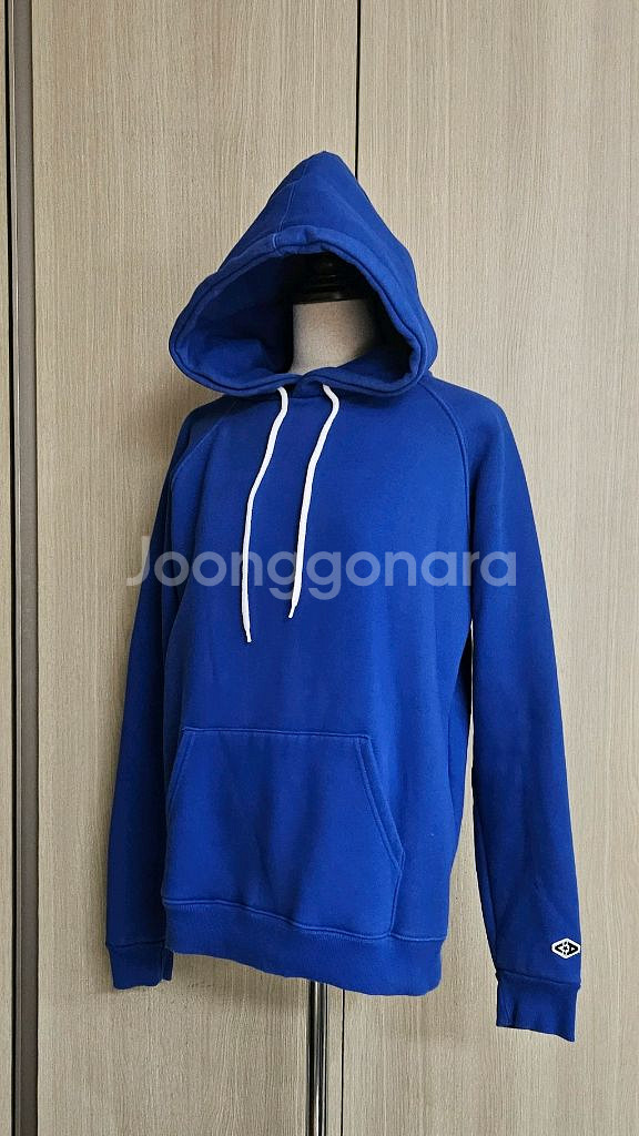 Acover 코발트 블루 기모후드티 (M)--2