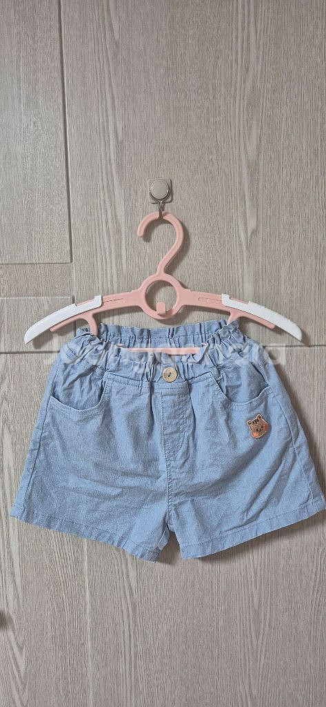 [거의새것]돗투돗 둥카 반팔 카라티+프릴 청반바지 일괄--3