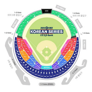 한국시리즈 2차전 1루네렌지 통로 2연석 팝니다.