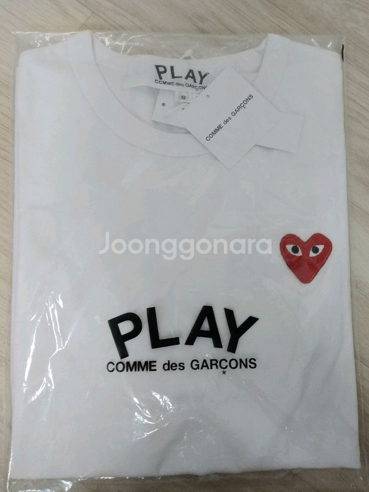 S사이즈-꼼데가르송 롱 슬리브 티--3