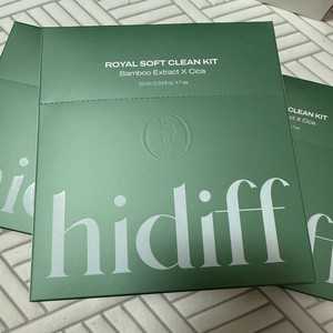(미개봉)히디프 로얄 소프트 클린 키트 7회분*3박스