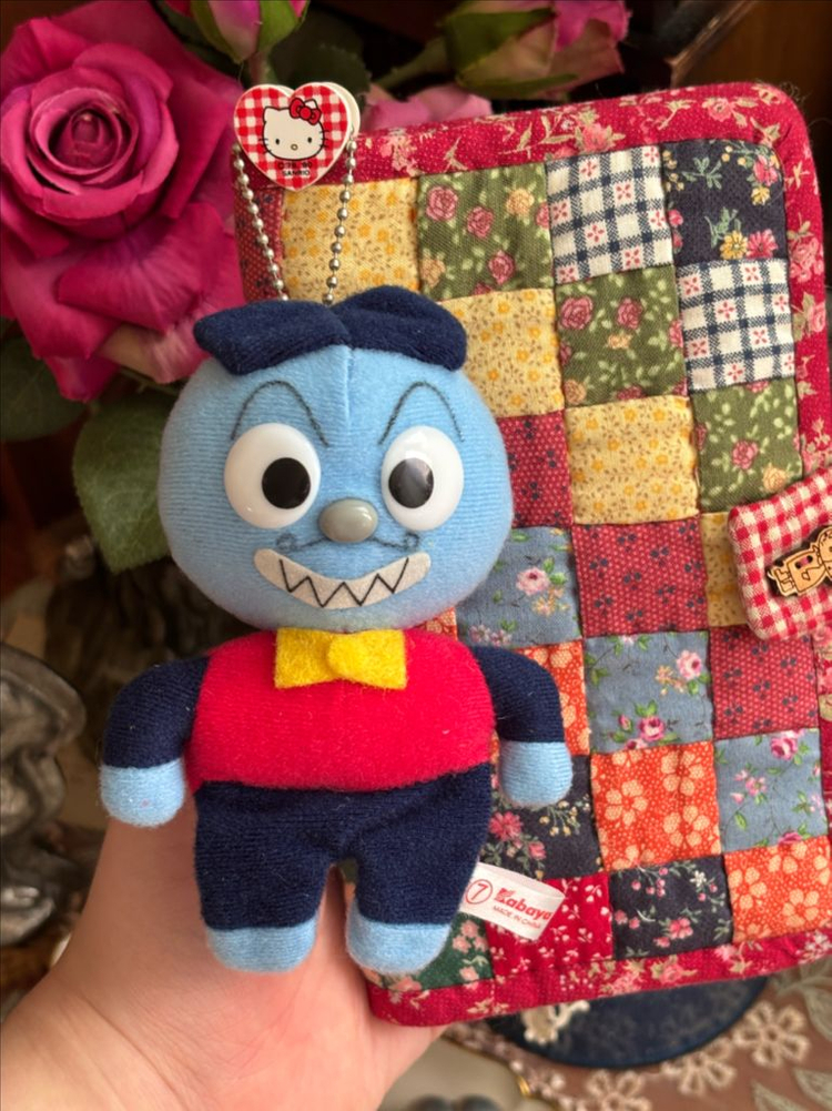 일본고전애니 난다난다니얀다 고전인형키링 빈티지인형호빵맨 빈티지토이 y2k일본장난감 고전완구--6