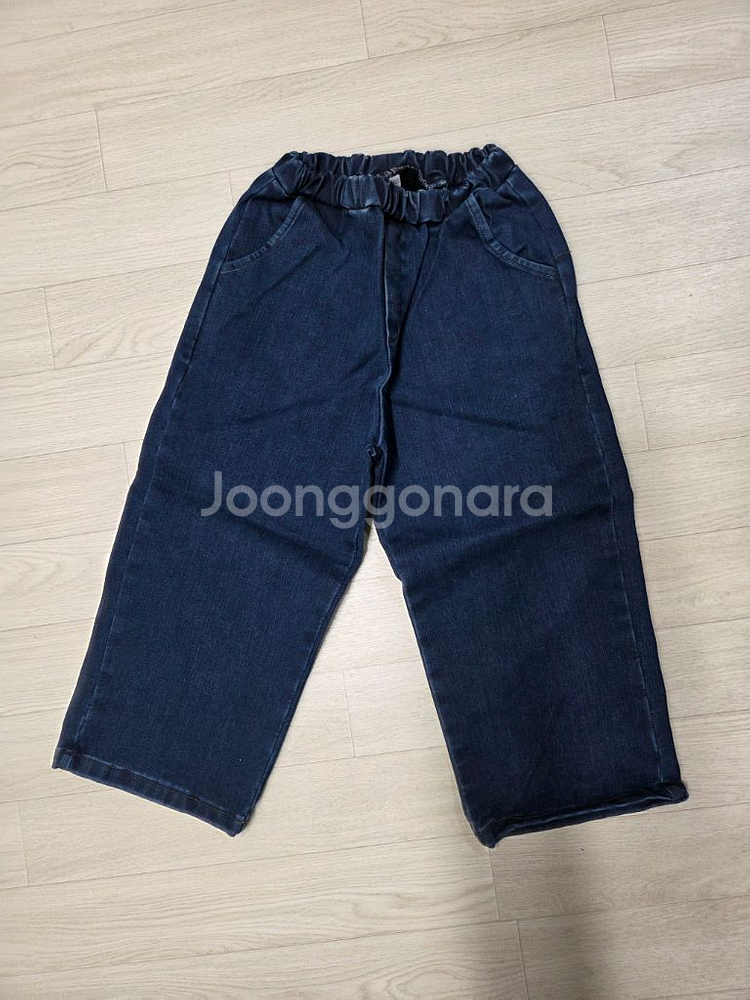 새상품 남아여아150 겨울 와이드 청바지 2벞--5