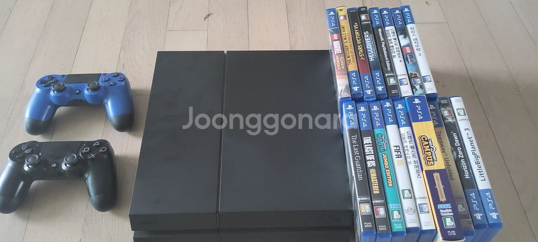 ps4 + 컨트롤러2개 + 게임17종--0