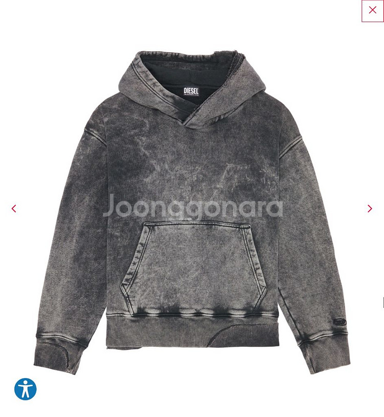 디젤 s topper 후드 L사이즈--0