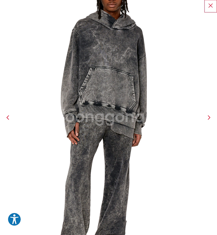 디젤 s topper 후드 L사이즈--1