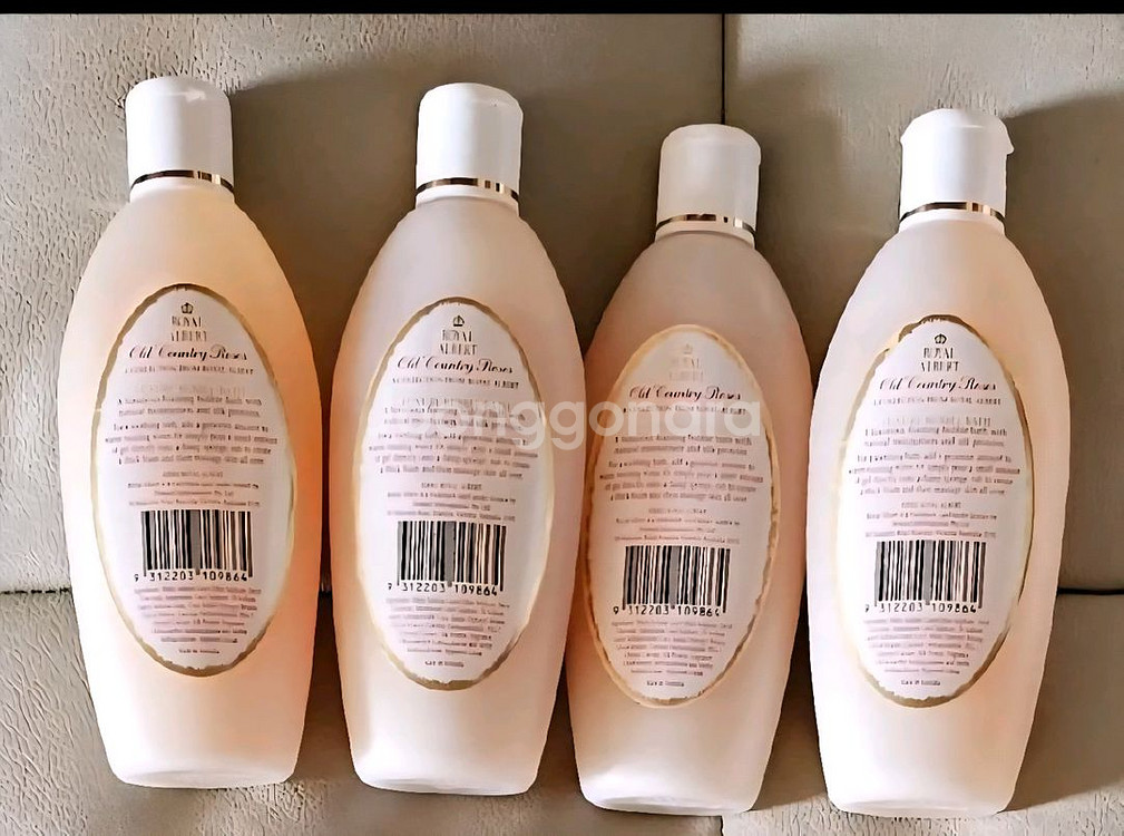 브랜드로얄알버트/올드컨트리로즈버블바디워시 4개일괄판매--1