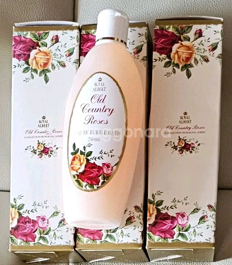 브랜드로얄알버트/올드컨트리로즈버블바디워시 4개일괄판매--2