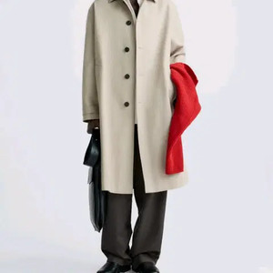SM) 자라 오버핏 베이지 트렌치코트 싱글코트