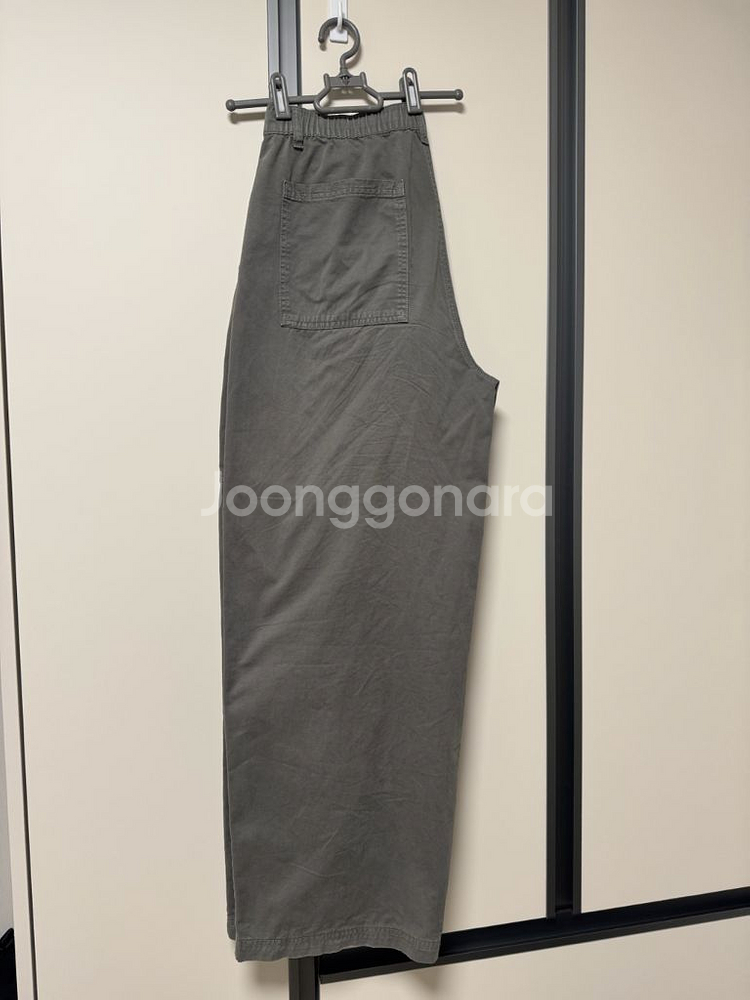 자라 카키색 와이드 팬츠 M(31~32)--0
