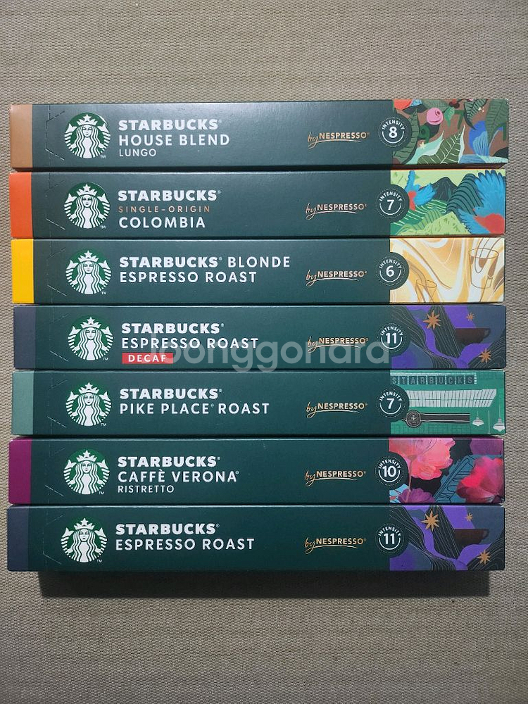 스타벅스 캡슐커피 네스프레소 호환 7종--0