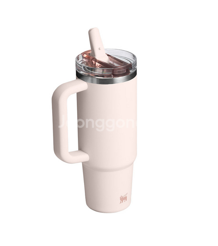 [새제품]스탠리 퀜처 텀블러 로즈쿼츠 887ml--0