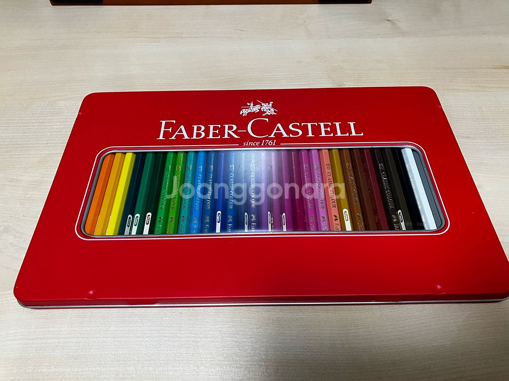 파버카스텔 36색 색연필 틴케이스--0