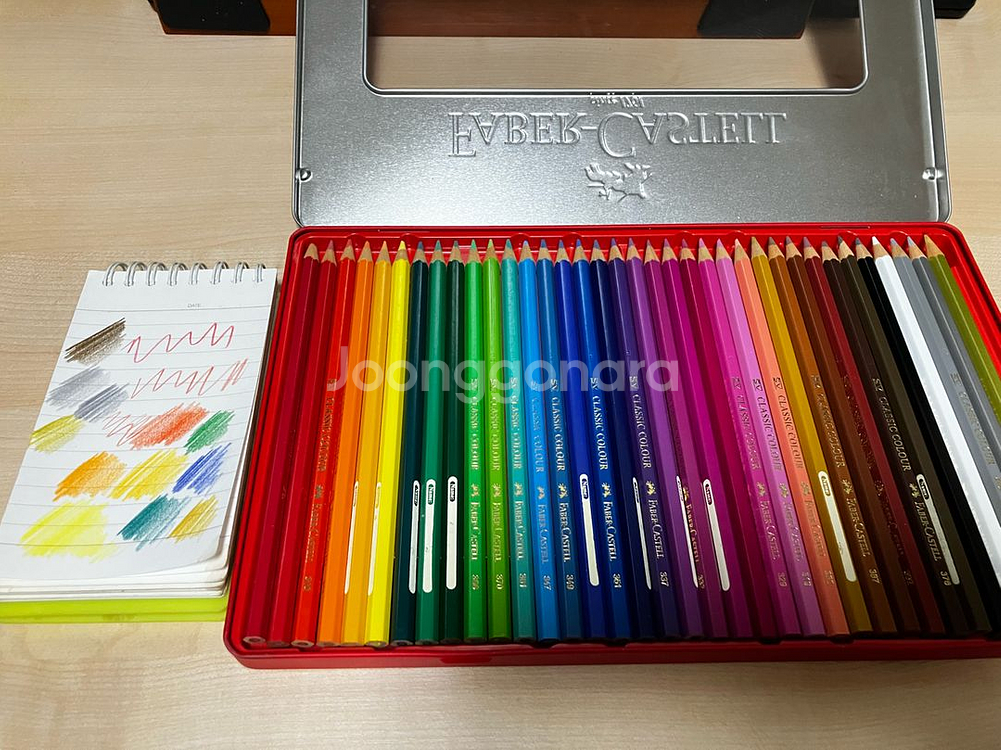 파버카스텔 36색 색연필 틴케이스--1