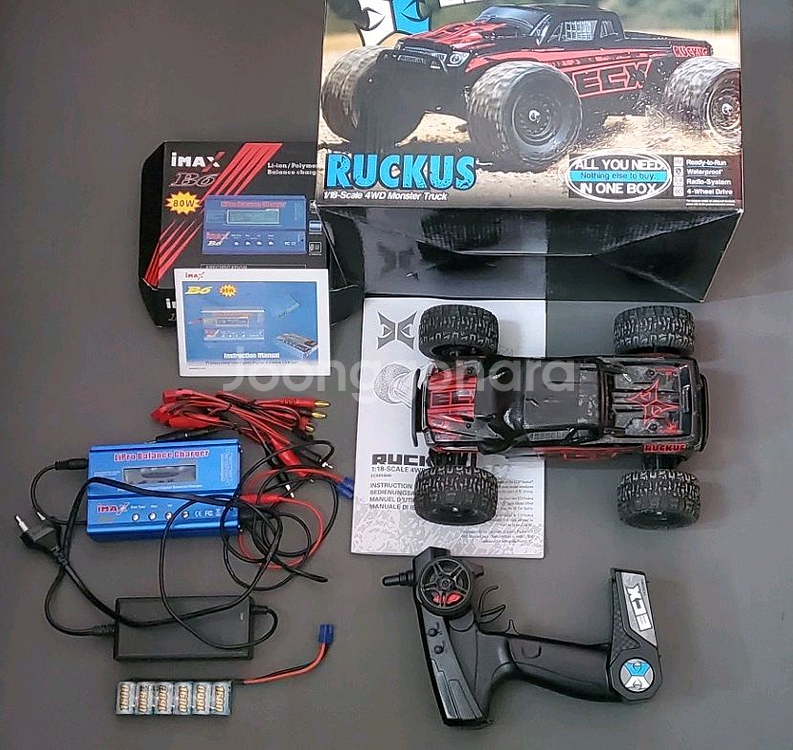 ECX RUCKUS 1/18 4WD 몬스터 트럭--0