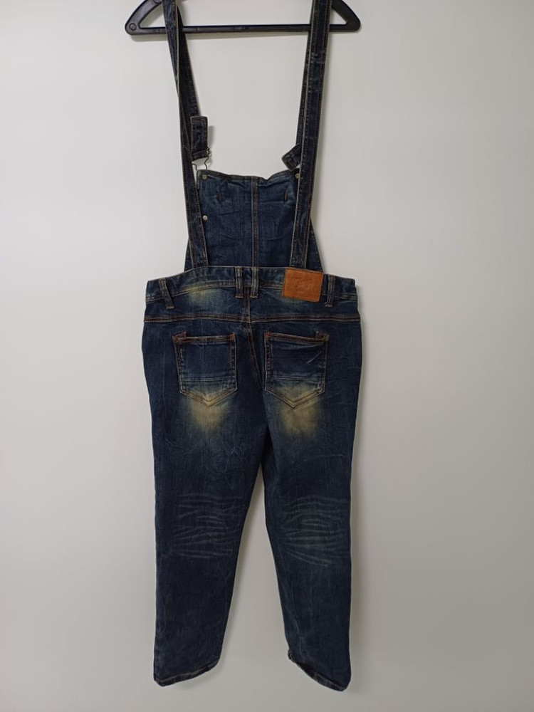 여성 지프 데님워싱 멜빵바지 (사방스판27-30)--9