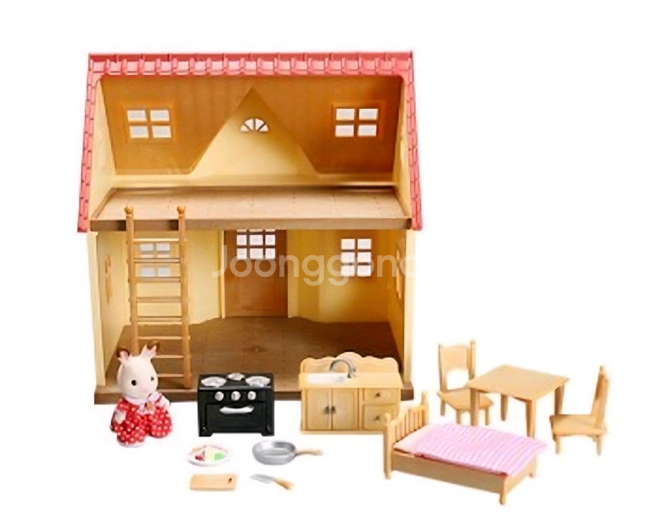 실바니안 패밀리 초콜릿 토끼의 빨간지붕 이층집--5