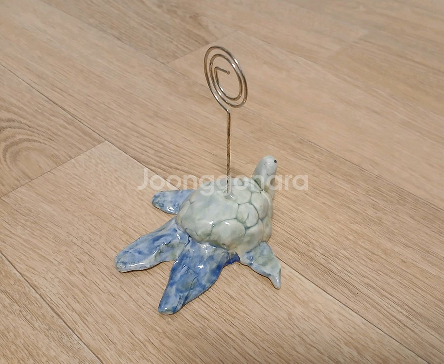 [새것] 도자기 컵과 메모꽂이--3