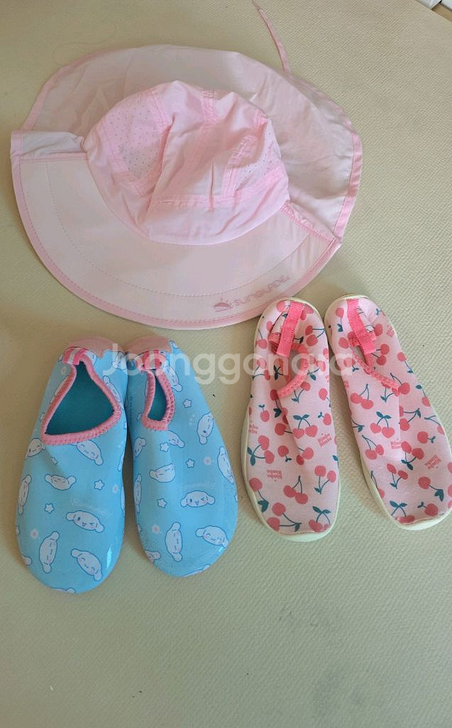 여아 아쿠아슈즈 200 2개+모자--0