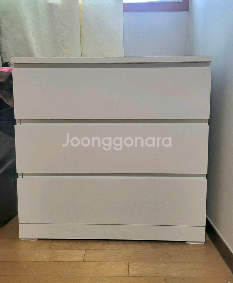 이케아 말름3단서랍장--0