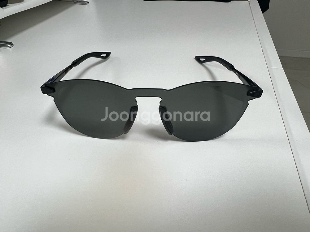 100% 레제르 라운드 블랙 스모크 선그라스 (새상품)--0