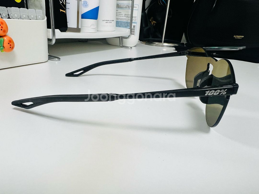 100% 레제르 라운드 블랙 스모크 선그라스 (새상품)--3