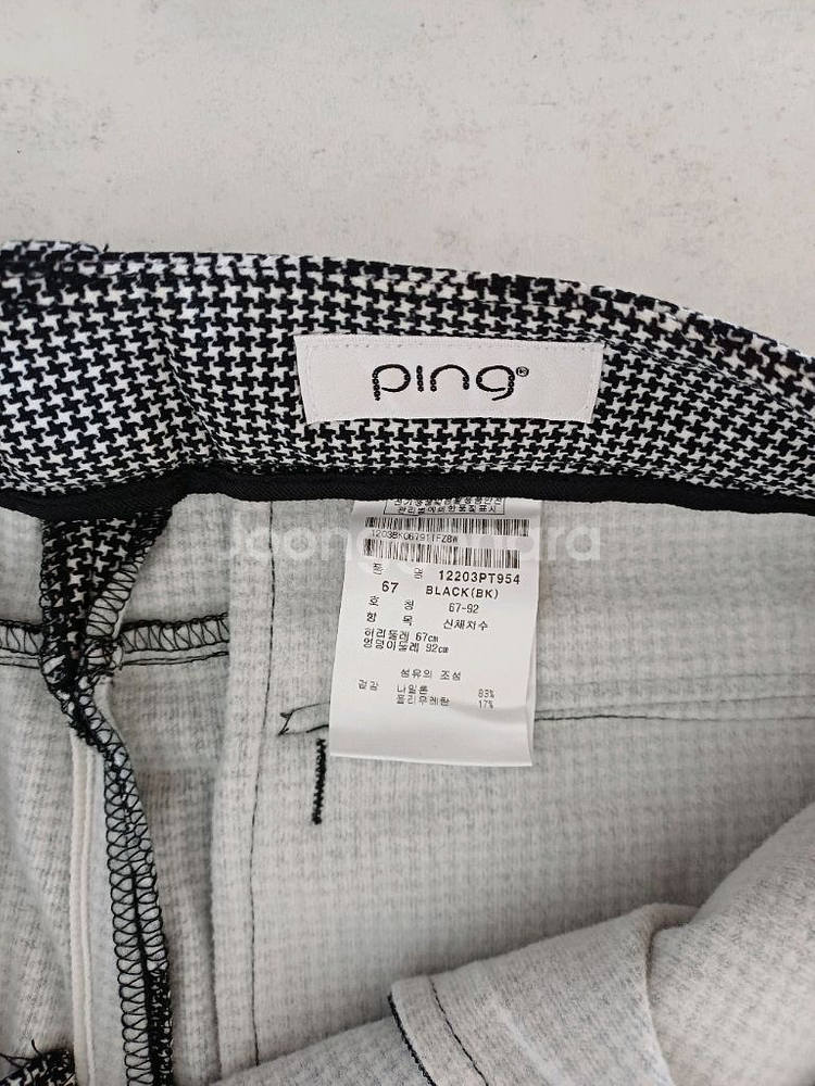 여성 핑골프 간절기 골프바지 (새상품급.사방스판27)--4