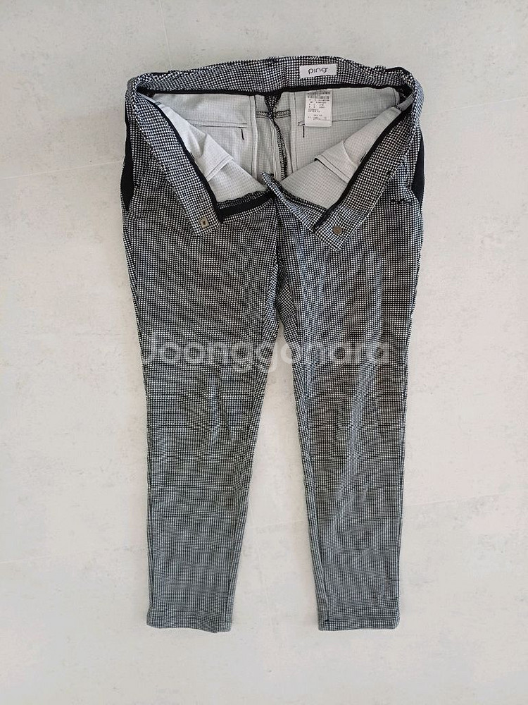 여성 핑골프 간절기 골프바지 (새상품급.사방스판27)--6