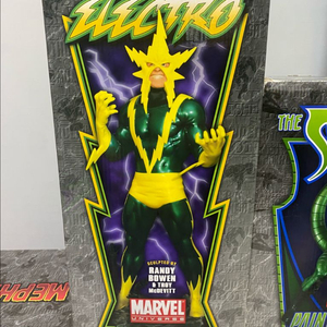 사이드쇼 보웬 스파이더맨 빌런 일렉트로 스테츄 레진