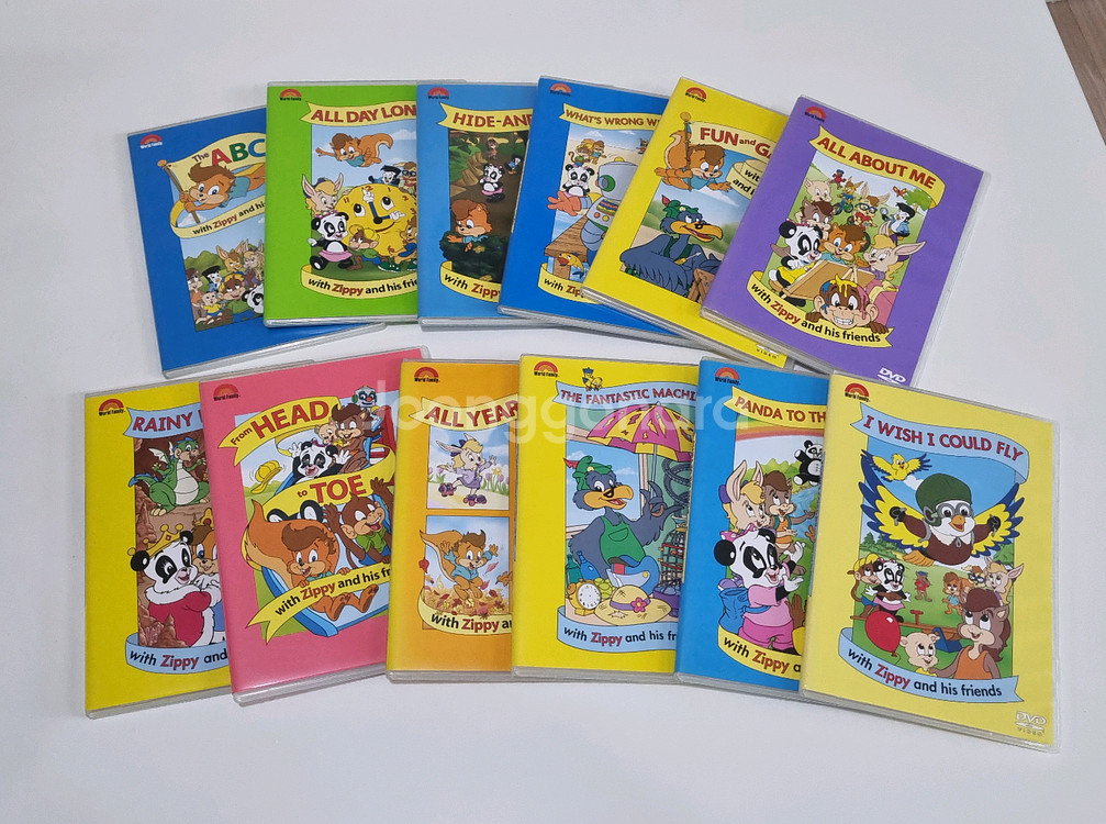 월팸 지피와 친구들 DVD ZIPPY 12장--0