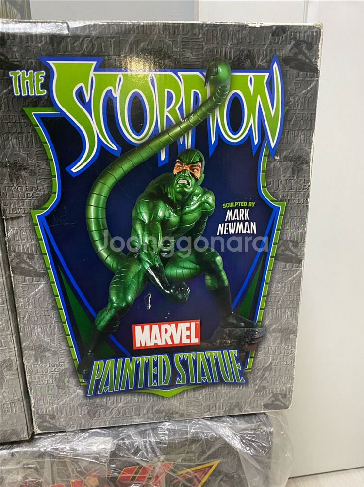 사이드쇼 보웬 스파이더맨 빌런 스콜피온 스테츄 레진--0