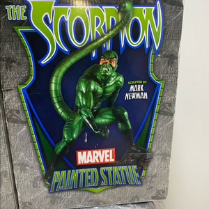 사이드쇼 보웬 스파이더맨 빌런 스콜피온 스테츄 레진
