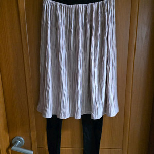 플리츠스커트 덧댄 레깅스(치마 레깅스..옅은 인디빙크빛