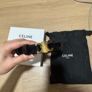 셀린느 트리옹페 벨트 미듐라이즈