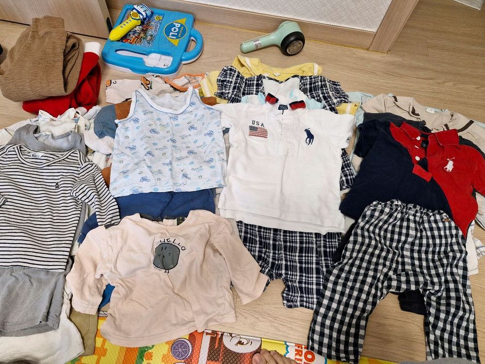 아기옷 세트 (내복, 바디수트, 상하 반팔 등)--2