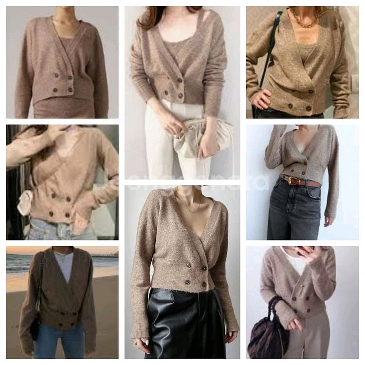 ZARA 울혼방 가디건 (S/55~66)--5