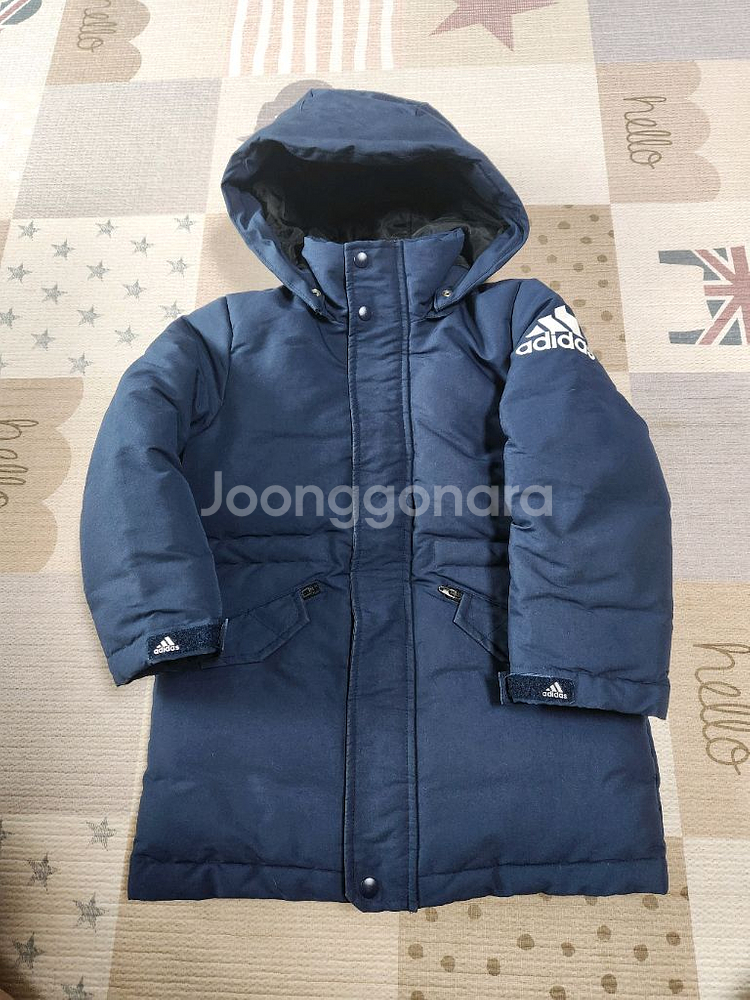120)아디다스 키즈 덕다운패딩+뉴발 바람막이--6