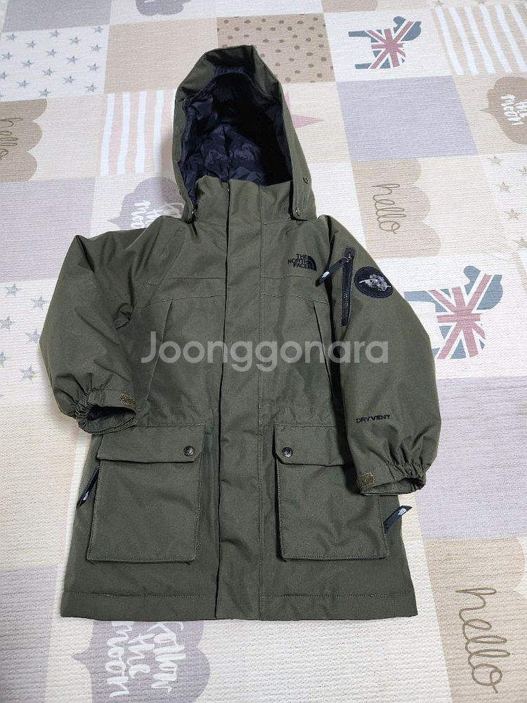 110)노스페이스 키즈 구스다운 패딩--5