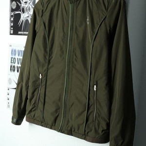 W(M) 루이까스텔 집업 바람막이 점퍼자켓 골프 카키