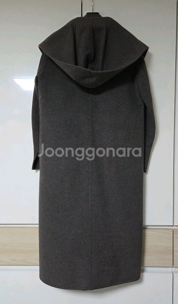 타임 캐시미어 벨티드 후드 코트 랑방 마인 더캐시미어--5