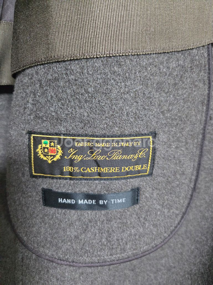 타임 캐시미어 벨티드 후드 코트 랑방 마인 더캐시미어--7