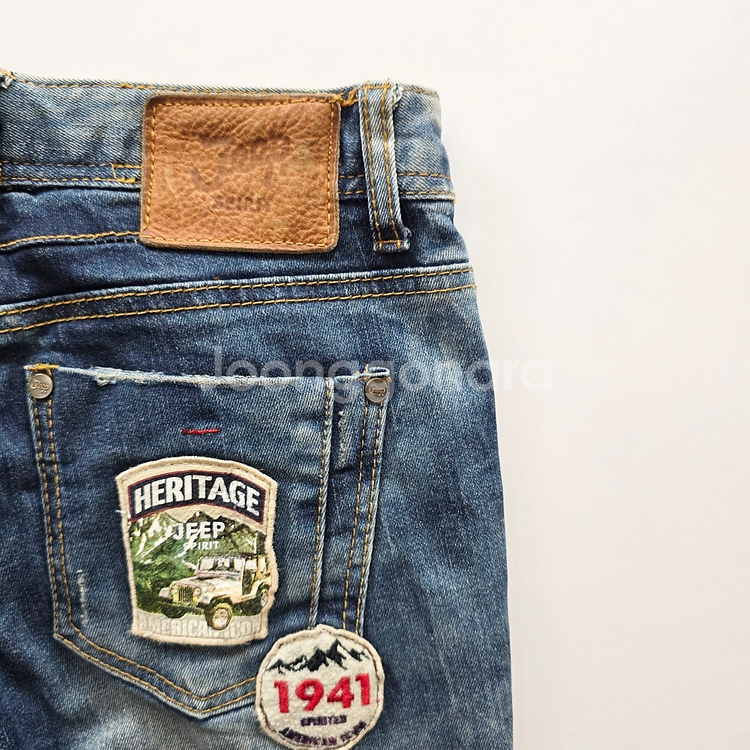 지프 청바지 스키니 스판 데님 사이즈25 R2681--5