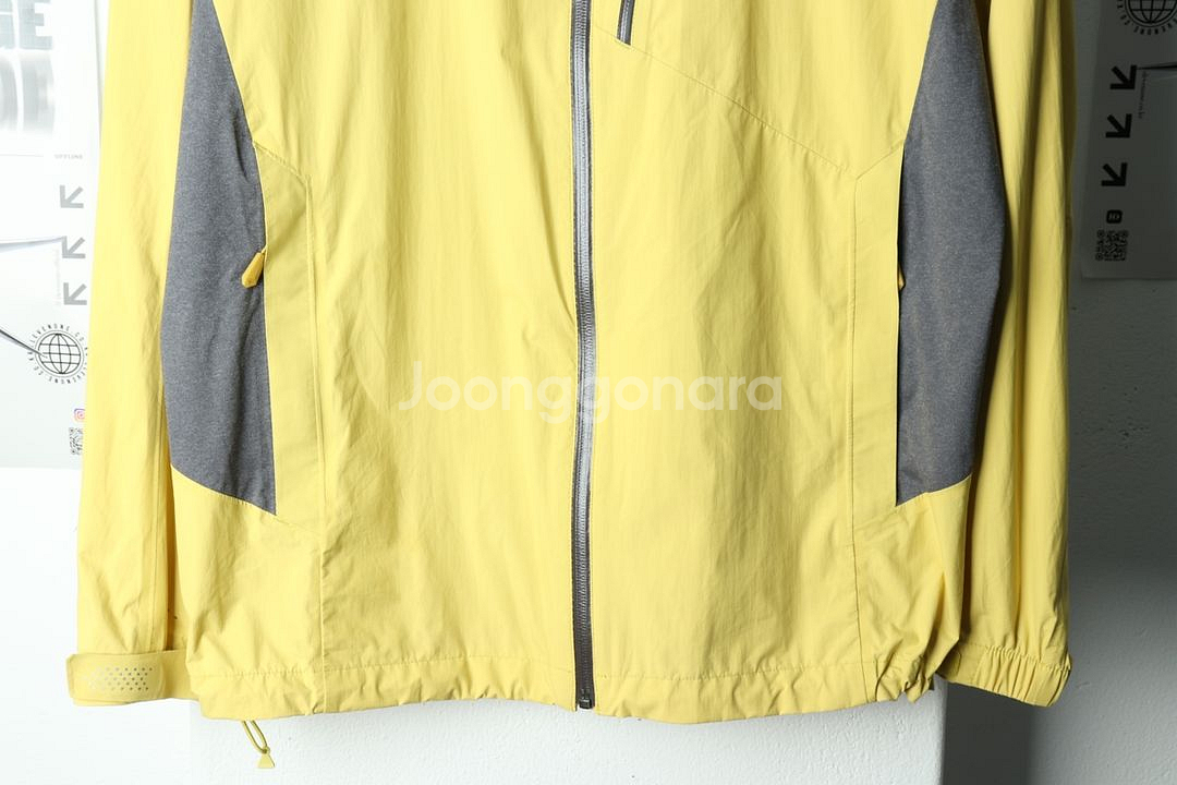 (2XL) 네파 집업 바람막이 점퍼자켓 빅사이즈 노랑--3