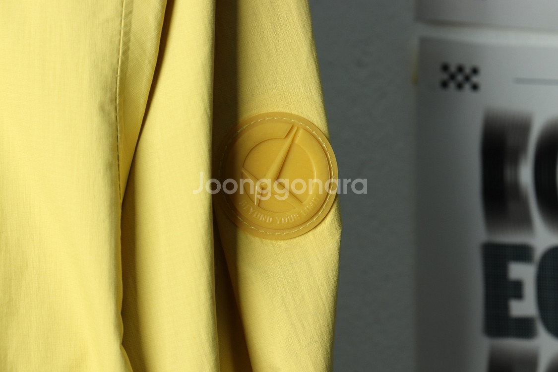 (2XL) 네파 집업 바람막이 점퍼자켓 빅사이즈 노랑--5