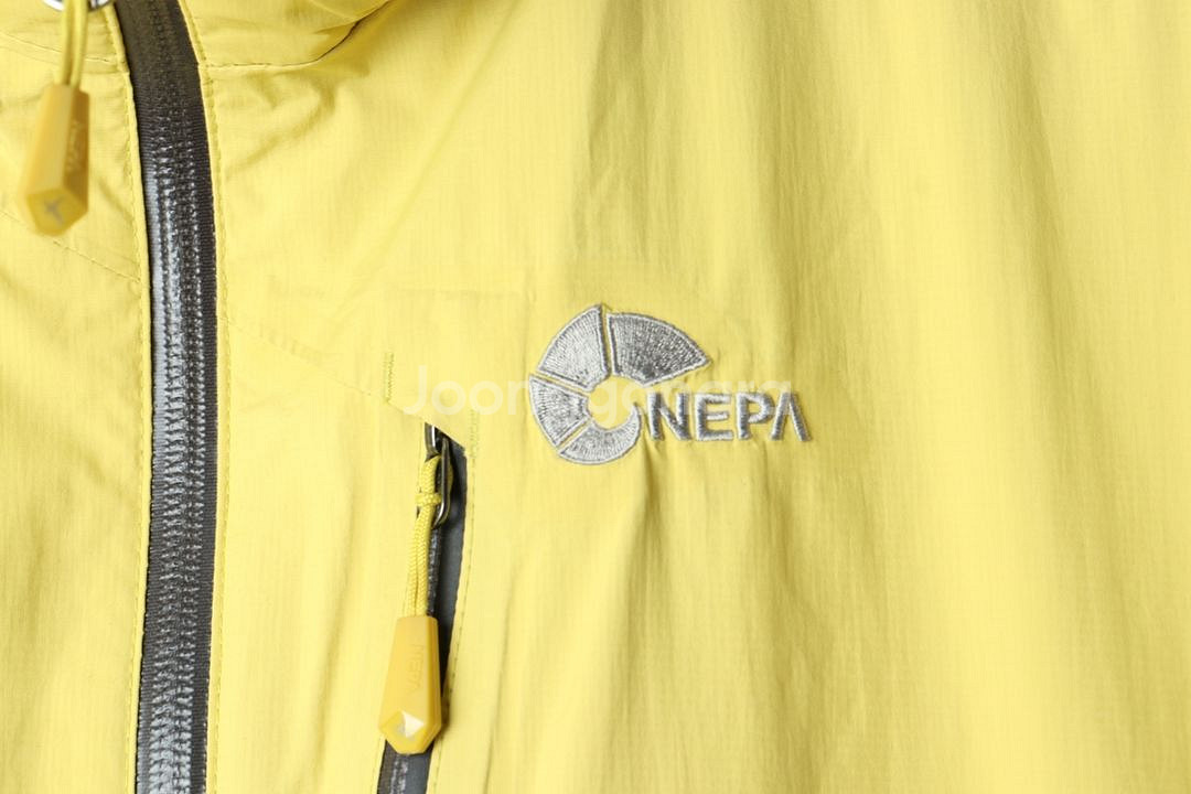(2XL) 네파 집업 바람막이 점퍼자켓 빅사이즈 노랑--4