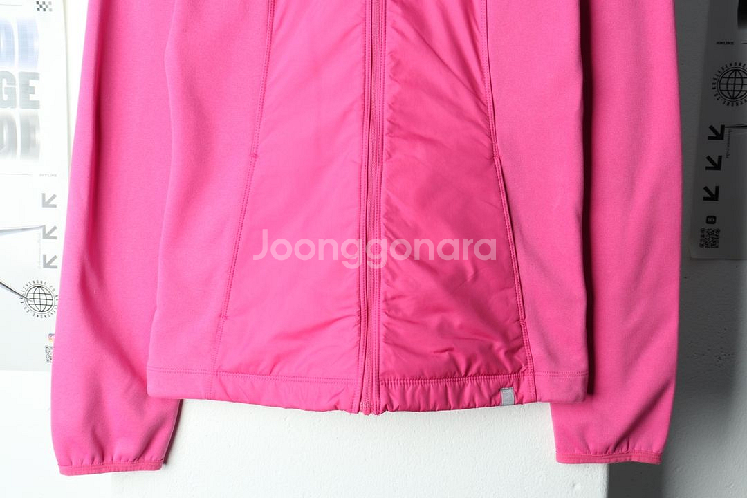 W(S) 나이키 집업져지 트랙탑 핑크 기모 딸기우유--3