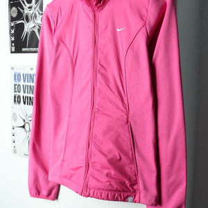 W(S) 나이키 집업져지 트랙탑 핑크 기모 딸기우유